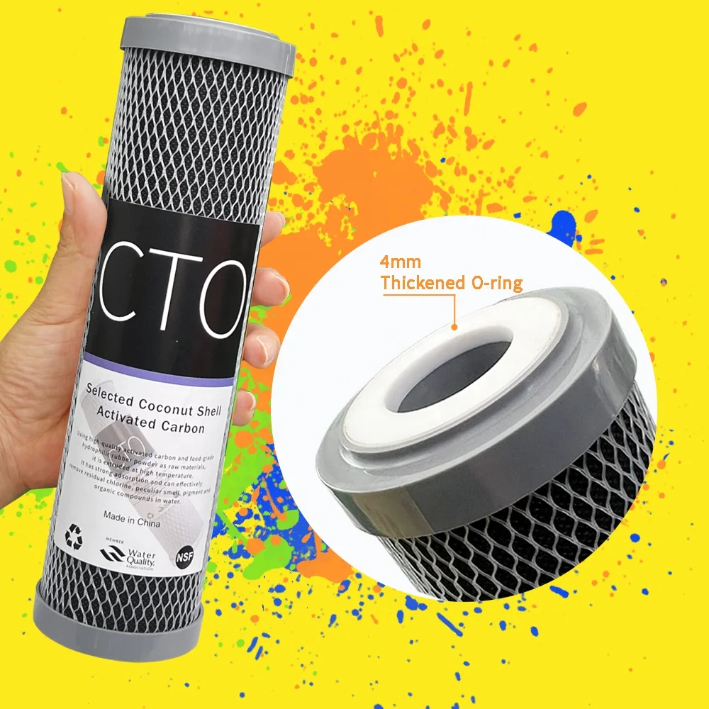 Free sample  Water treatment equipment   CTO  microcrystal   compressed activated carbon