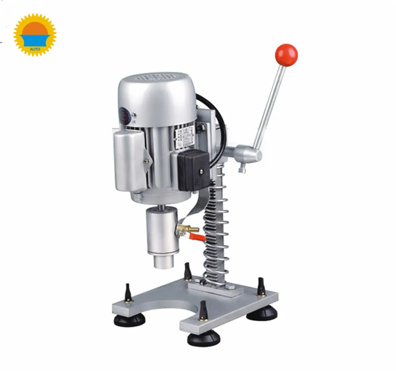 Horizontal electric double head glass drilling machine