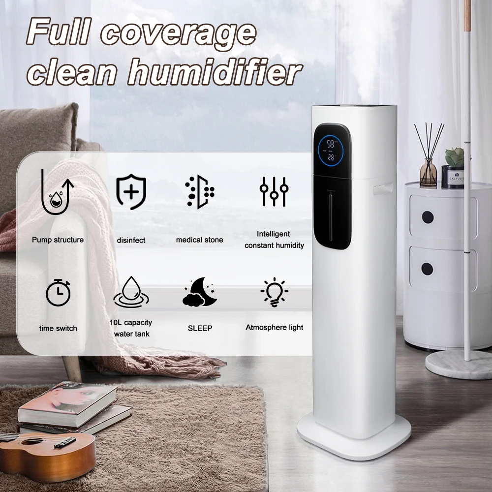 Air Humidifier Electric Aroma Electronic Ultrasonic Diffuser Home parts air purifier with humidifier machine