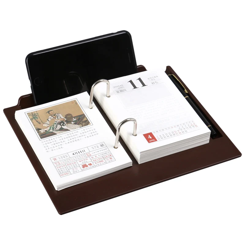 
The latest customized calendar with the style of plan book memo pads 