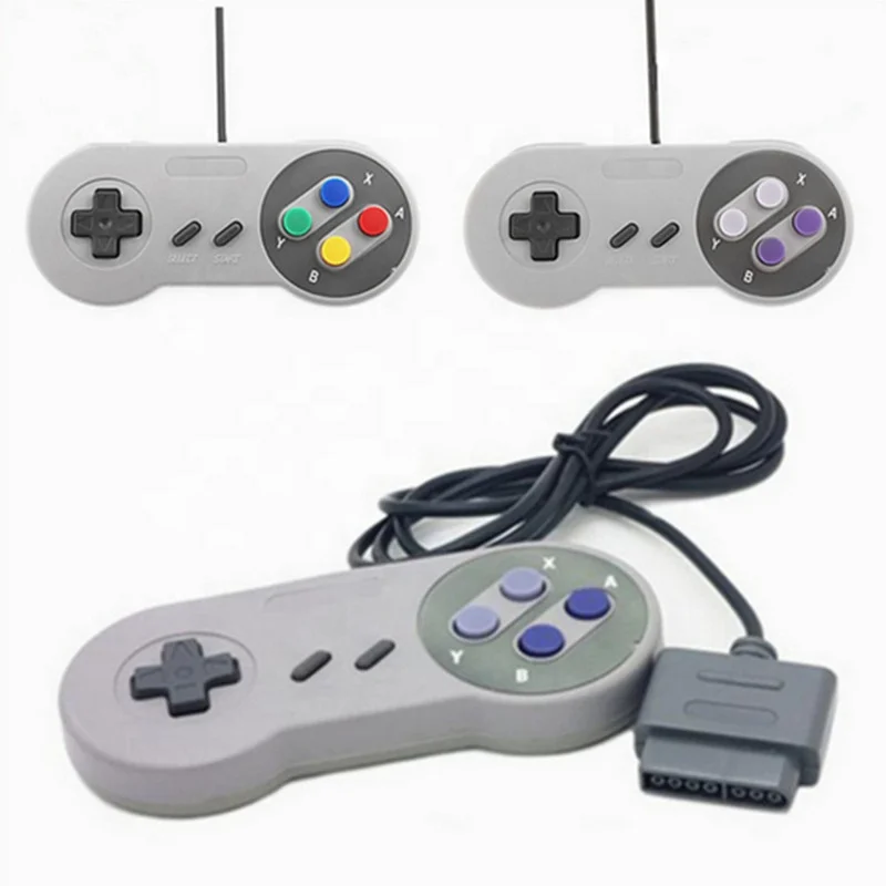 SNES геймпад 16-бит ПФС игра для Nintendo Wii хост системы/ПК компьютер игровой контроллер