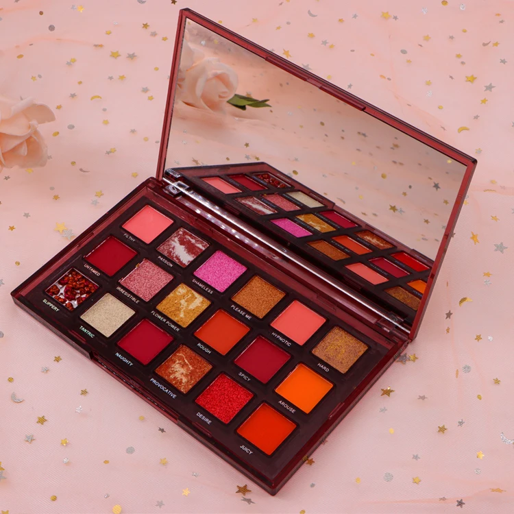 Gift set makeup colorful Professional Matte shimmer highly pigmented nude eye shadow pallet customize