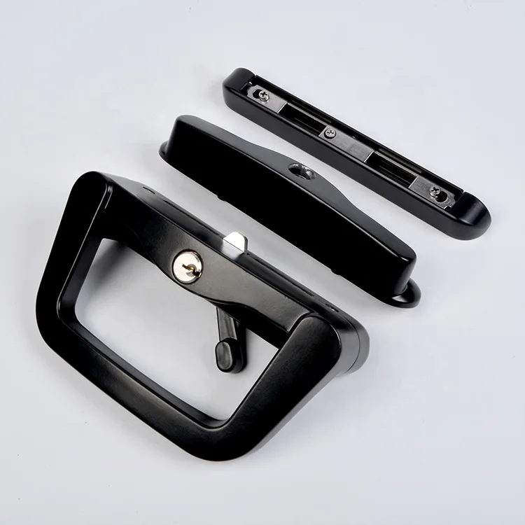 High Security Door Lock For Sliding Glass Patio Door Inside And Outside Locking Aluminium Door Pull Handle