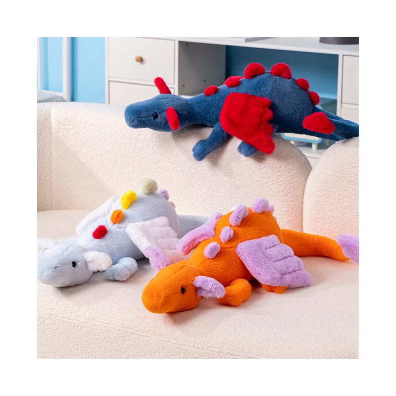 Giant Dragon Plush Toys Flying Dragon Dinosaur Stuffed Animal Toy Pterosaur Stuffed Dolls Douglas Dinosaur Soft Pillow