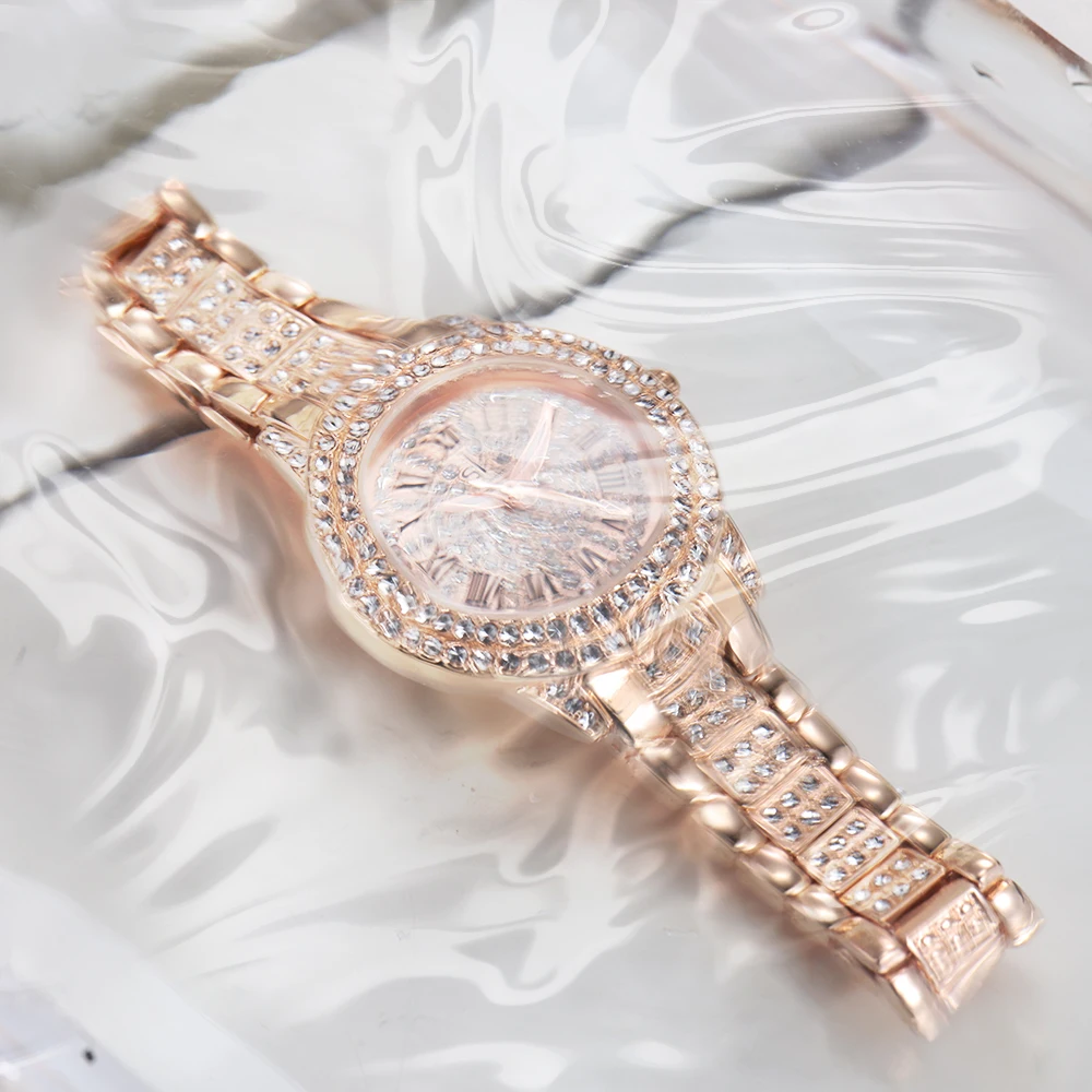Fashion Luxury for Lady Diamond Decoration Watches on Sale