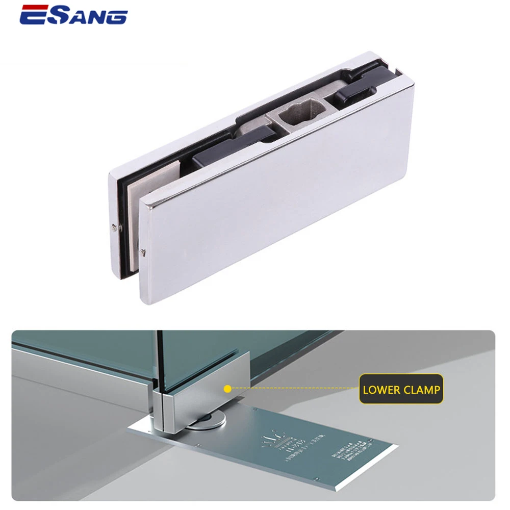 ESANG Stainless Steel L Shaped Door Hinges Glass Shower Door Top And Bottom Hinges