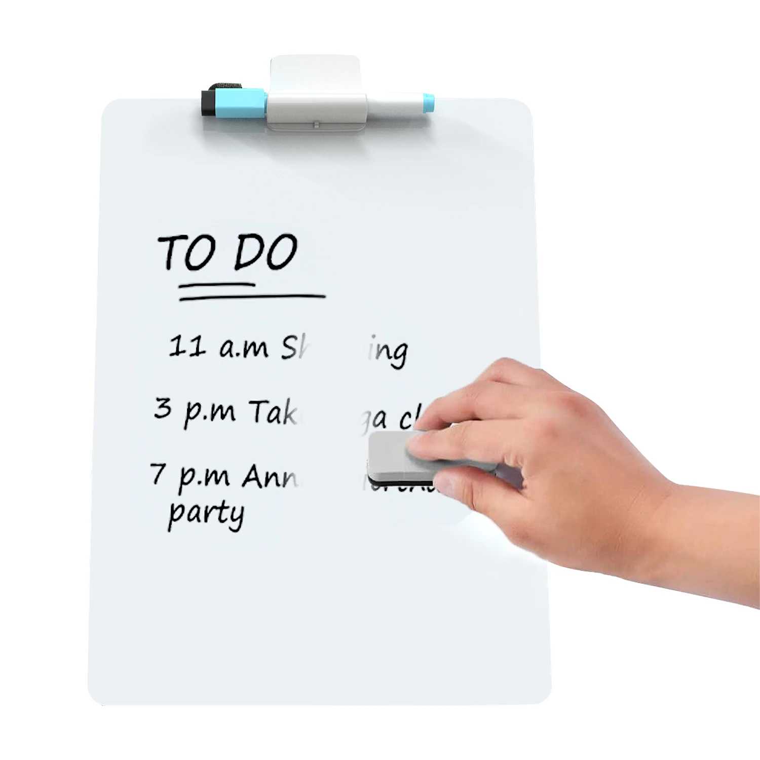 Hot Selling Portable Tabletop Dry Erase Glass White Board with Stand