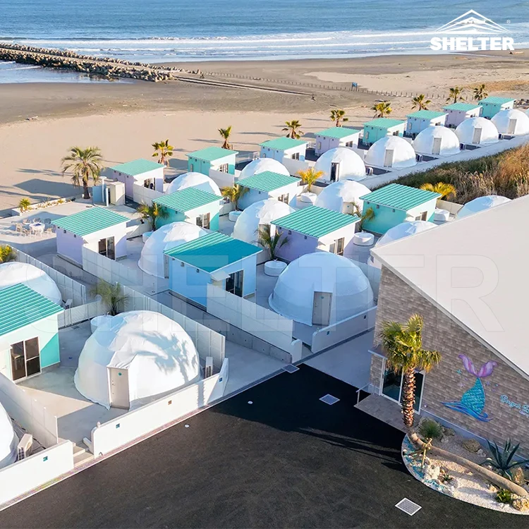 Outdoor Insulated Camping Dome Hotel Geodesic Geodesique Dome Tent for Cold Weather