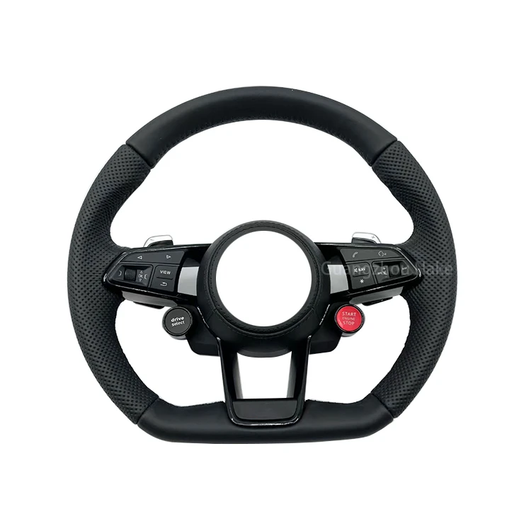 For Audi R8 steering wheel Custom R6 S4 S5 S6 RS3 RS5 carbon fiber steering wheel A4 A5 A6 A7 A8 TT Q5 Q7 upgrade steering wheel
