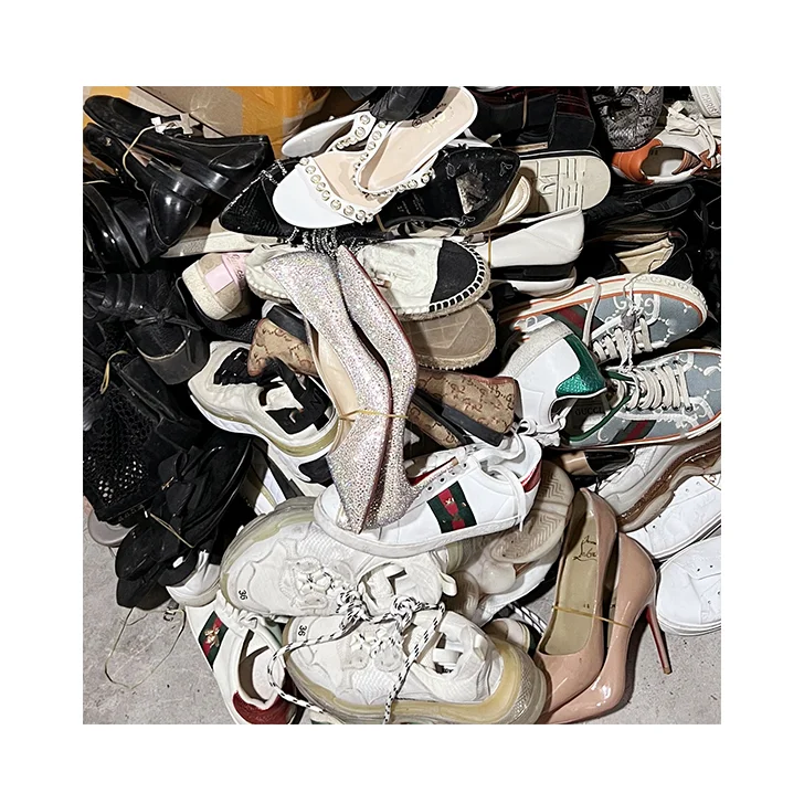 Designer bales shoes used sneakers supplier preloved ladies luxury sandals thrift ukay women italy branded high-heels