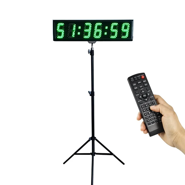 Jhering Programmable Interval Running Timer Countdown Race Timer LED 6 Digits Pool Timer