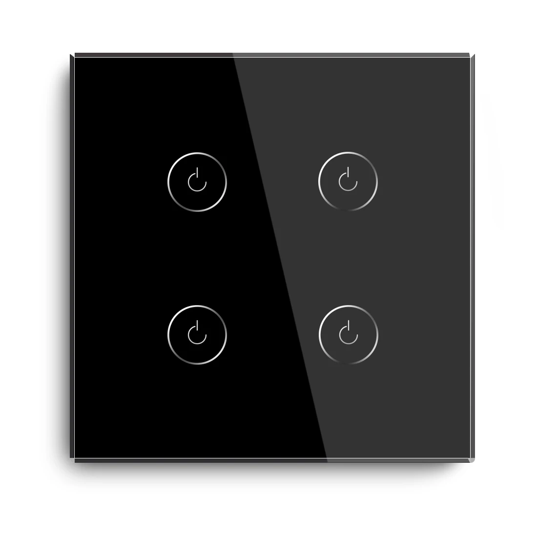Панель из закаленного стекла для Великобритании ЕС Tuya SmartLife Wi-Fi подсветка настенная тактическая сенсорная смарт-панель с