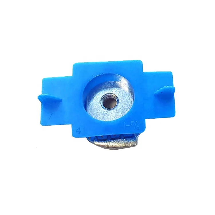 High Quality Blue Plastic Wing Channel Nut For Solar Panel Mounting System