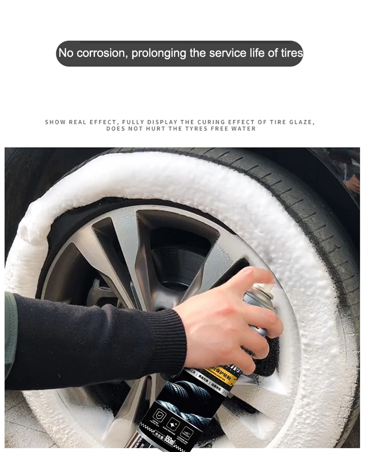 High Effective Tyre Shine Polish/Car Wash Tire Shine