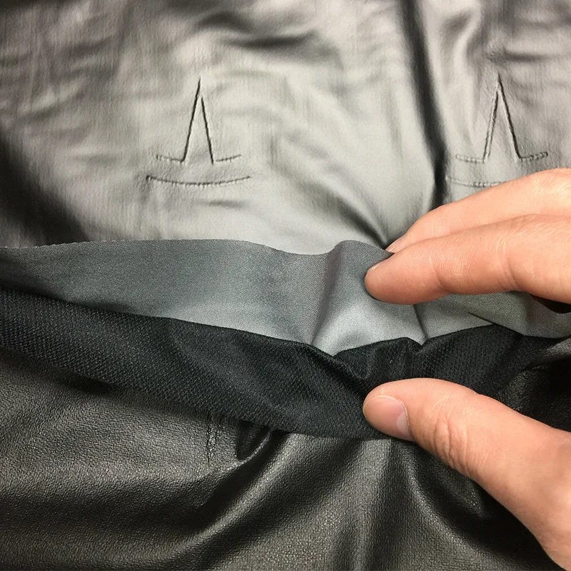 New Type Down Jacket Fabric Filling Directly Fabric Customized Pattern Heat Seal Seamless Fabric