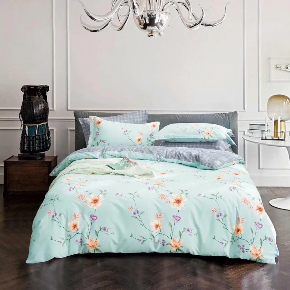 Flower Quilt Cover Beddings King Teddy Comforter Set Bedding Baby Bed Linen