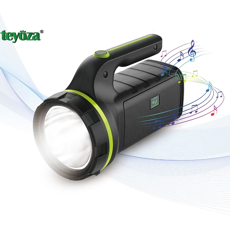 teyoza rechargeable portable Led emergency light lantern with torch and AM/FM radio
