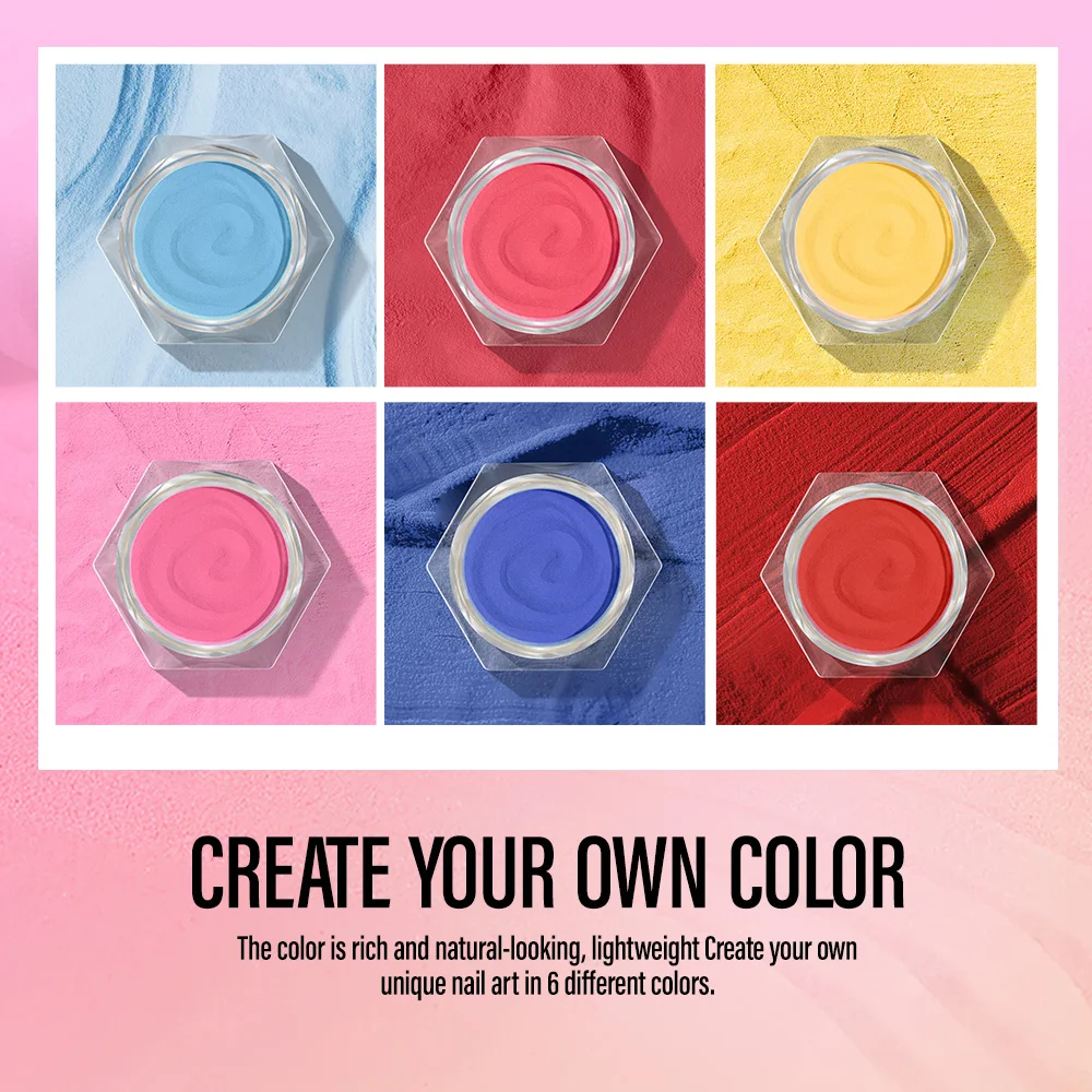 Custom Logo Nail Art Color Pop Acrylic Powder Diamond Dipping Powder Nail Supplies Dipping Powder
