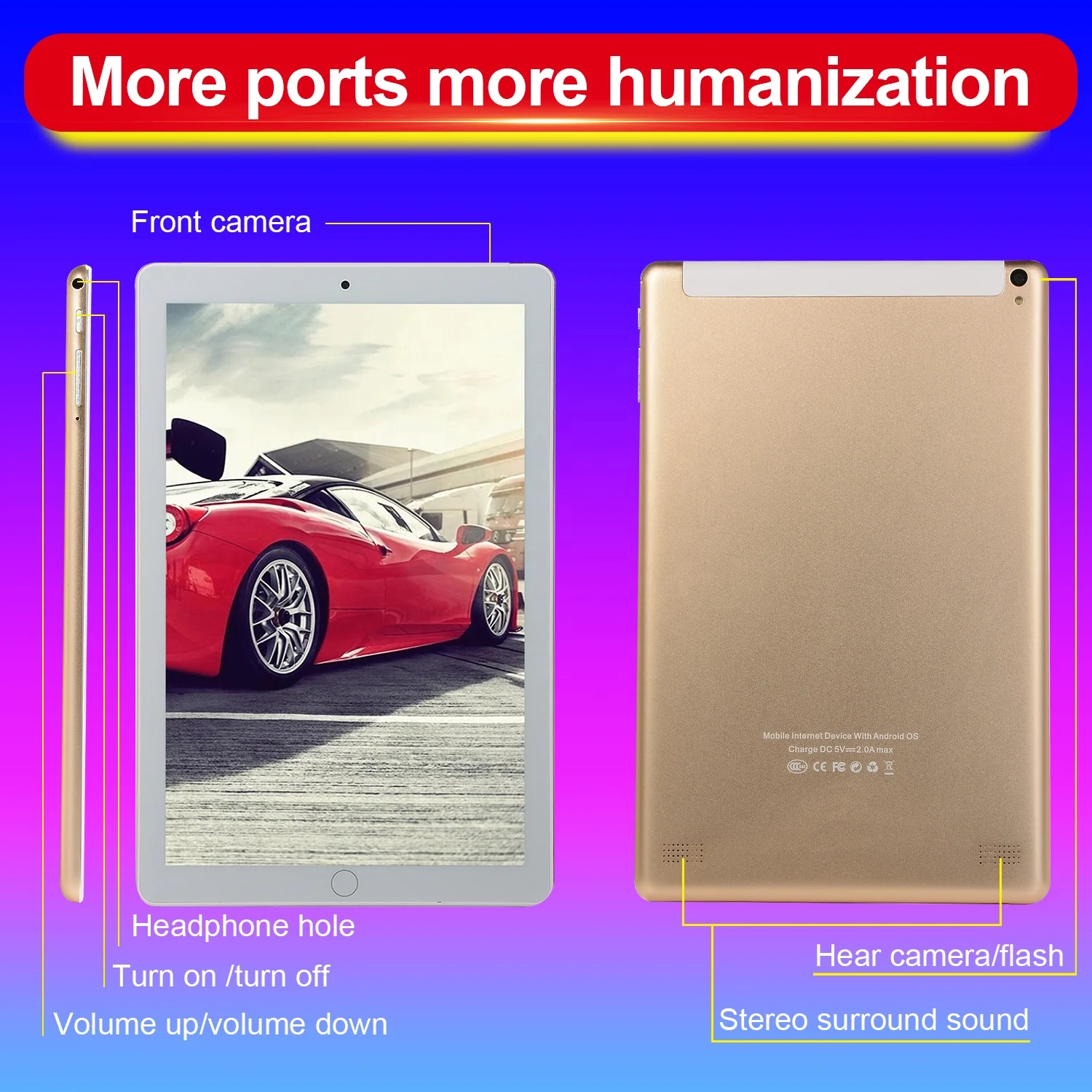 Great Asia New best android 10.0 tablet 2020 onn 10 Inch 1280*900 IPS 4g LTE cheap dual sim tablet pc