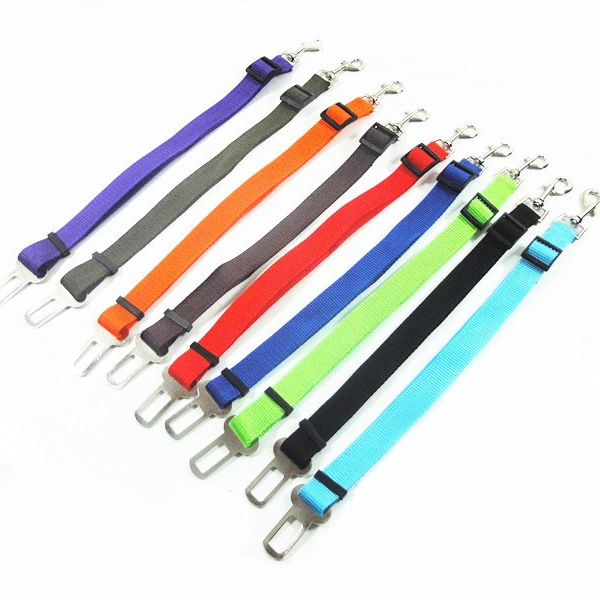 
Pet Dog Car Seat Belt Adjustable Harness Seatbelt Lead Leash for Small Medium Dogs Travel Clip Pet Supplies 4 Color 