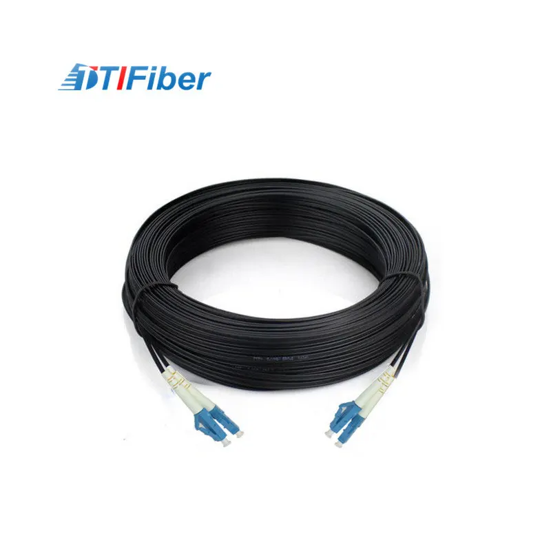  100 м FTTH прямой кабель с разъемом LC SC наружный волоконно-оптический