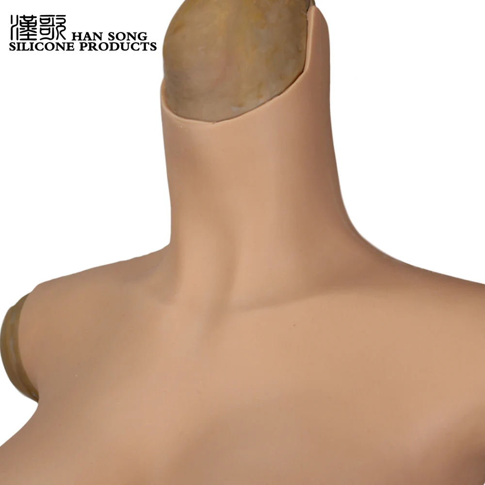 2020 NEW Floating Points Silicone Breast Form CD/TD Zentai Ladyboy Wearable Silicone Bodysuit