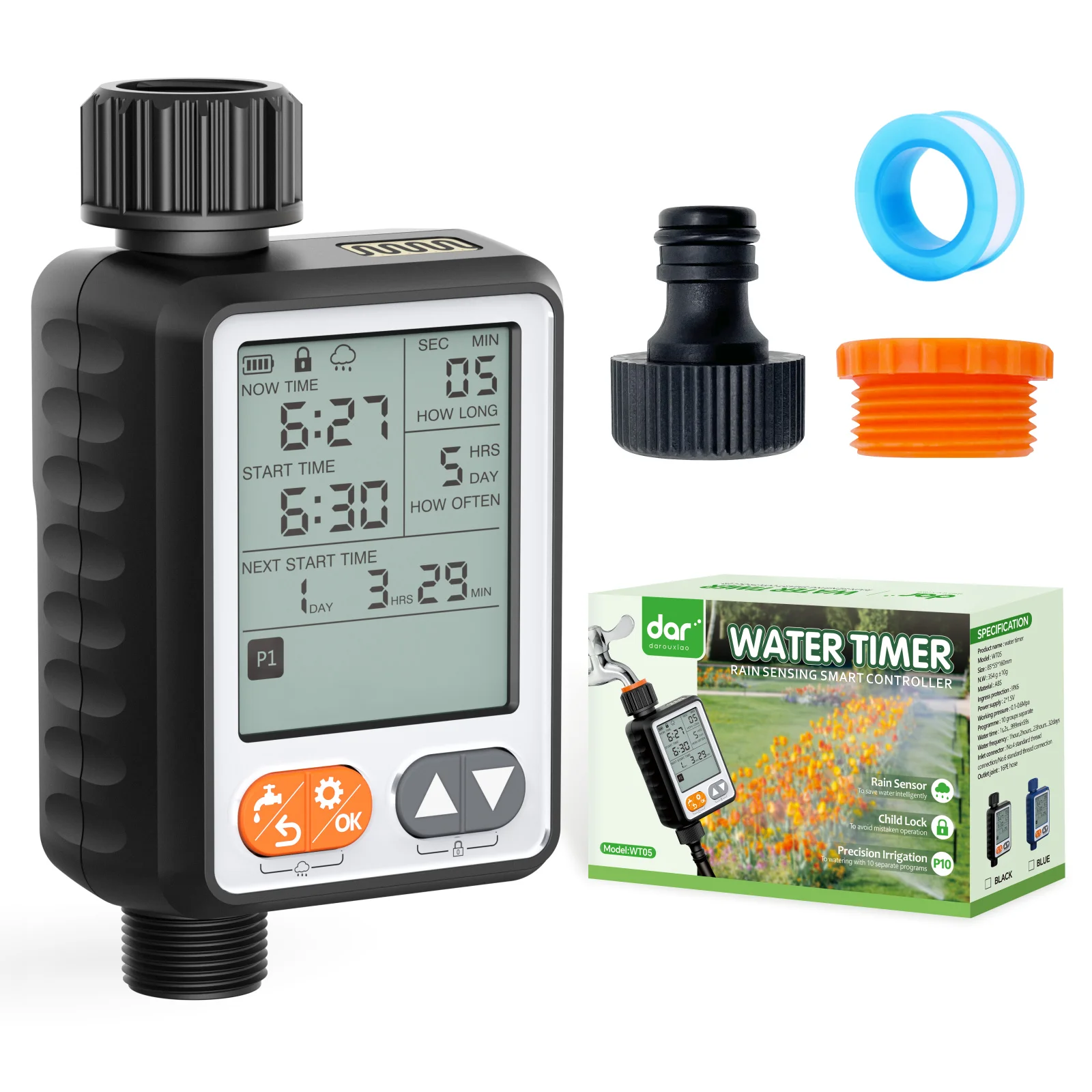 Hot Sale Motor Drive Water Timer Factory supply automatic home garden irrigation system timer controlled smart water timer china