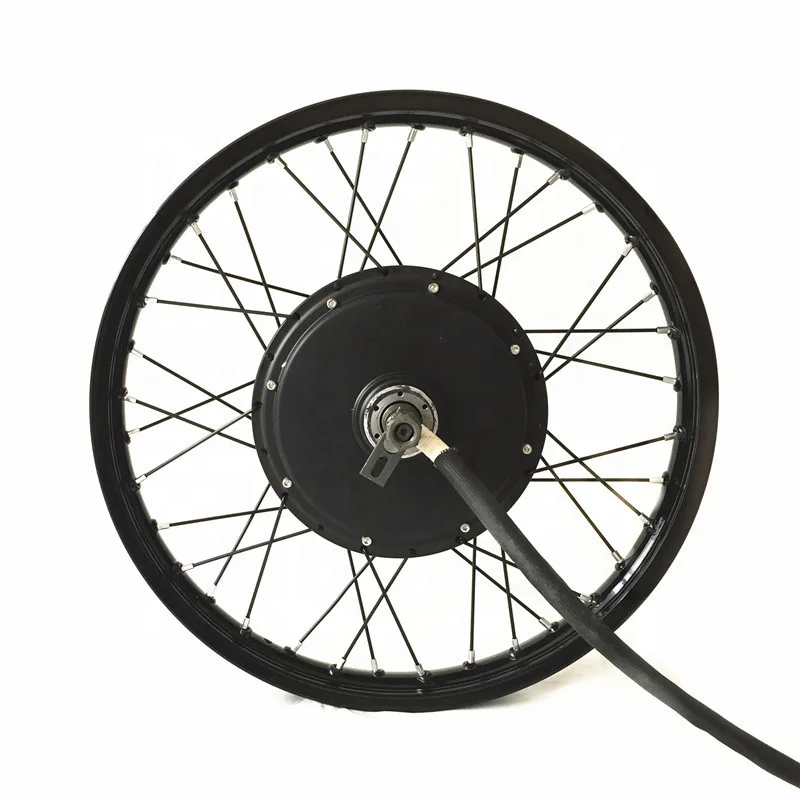 New design  QS V3 5000w  rear  brushless gearless dc bicycle motor