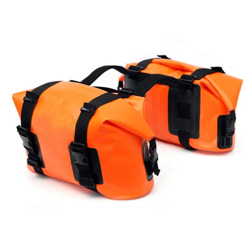 Популярная седельная сумка из ПВХ с частотной сваркой, прочная водонепроницаемая сумка для мотоцикла, сухая сумка для мотоцикла, 2020