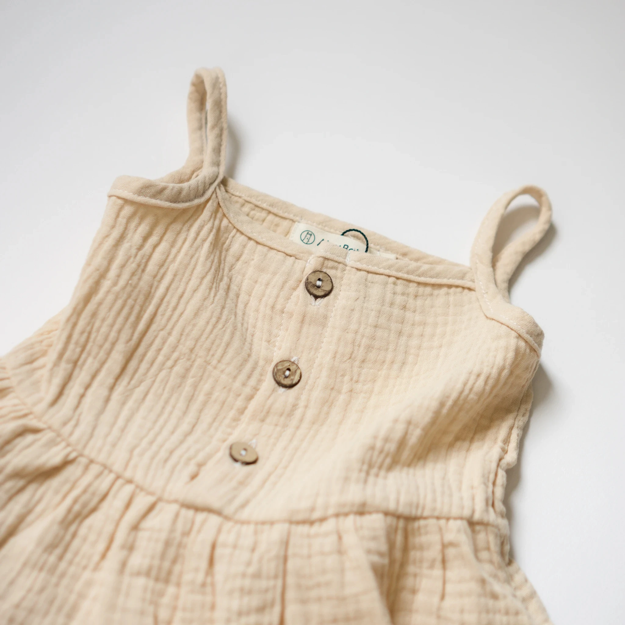 Новое поступление летние льняные хлопковые кружевные платья с круглым вырезом для маленьких девочек