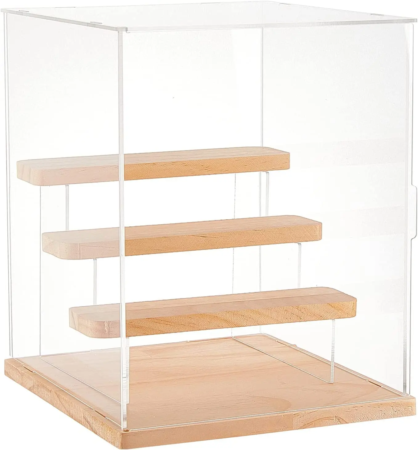 Factory Wholesales  Display Rack Transparent Handicraft  Acrylic Display Storage Showcase