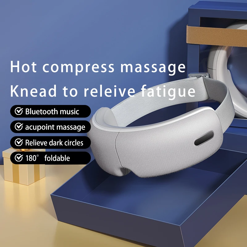 2023 Micro Vibration Mini Electric Rf Eye Beauty Massage Tool With Heat Eye Contour Massage Instrument Eyes Care Massager