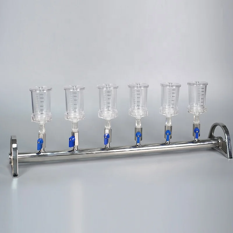 High Quality Lab glass membrane filter borosilicate manifolds vacuum filtration apparatus