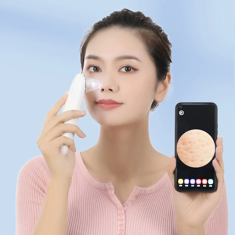 Визуальный очиститель пор черных точек полоски для всасывания Extractor Набор инструментов для удаления прыщей уход за кожей для удаления угрей вакуум со встроенным HD камера