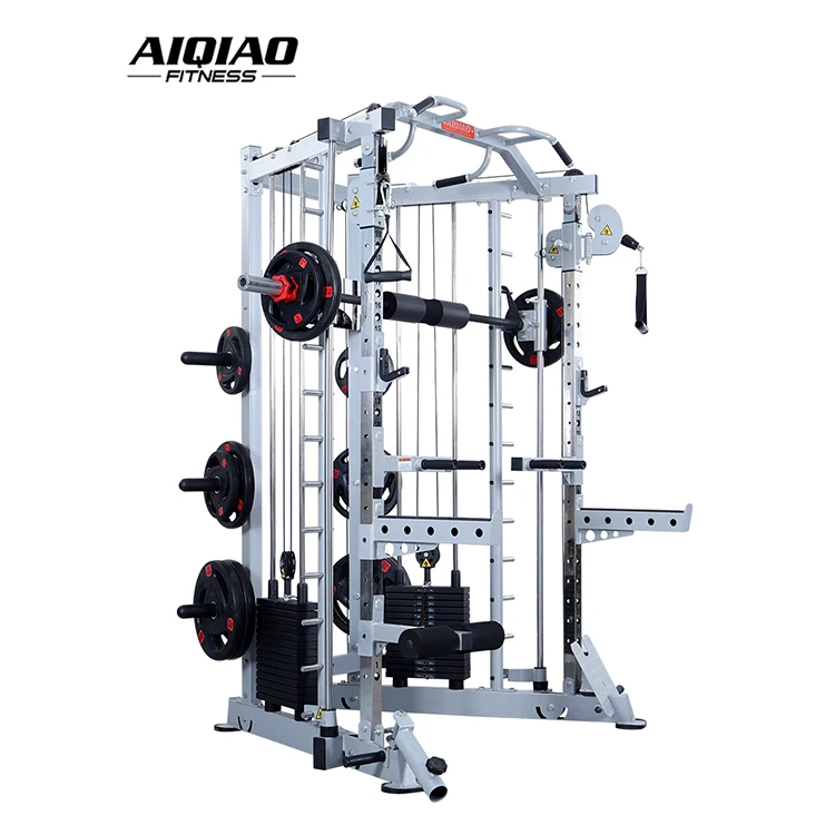 Gym Equipment All In One Comprehensive Squat Rack Trainer Smith Machine Integrated Multi Functional Trainer