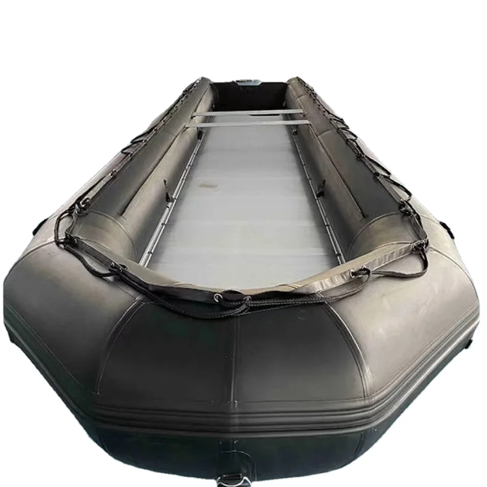 2024 Large Long 8m Inflatable Aluminium/Plywood Floor Boat with CE