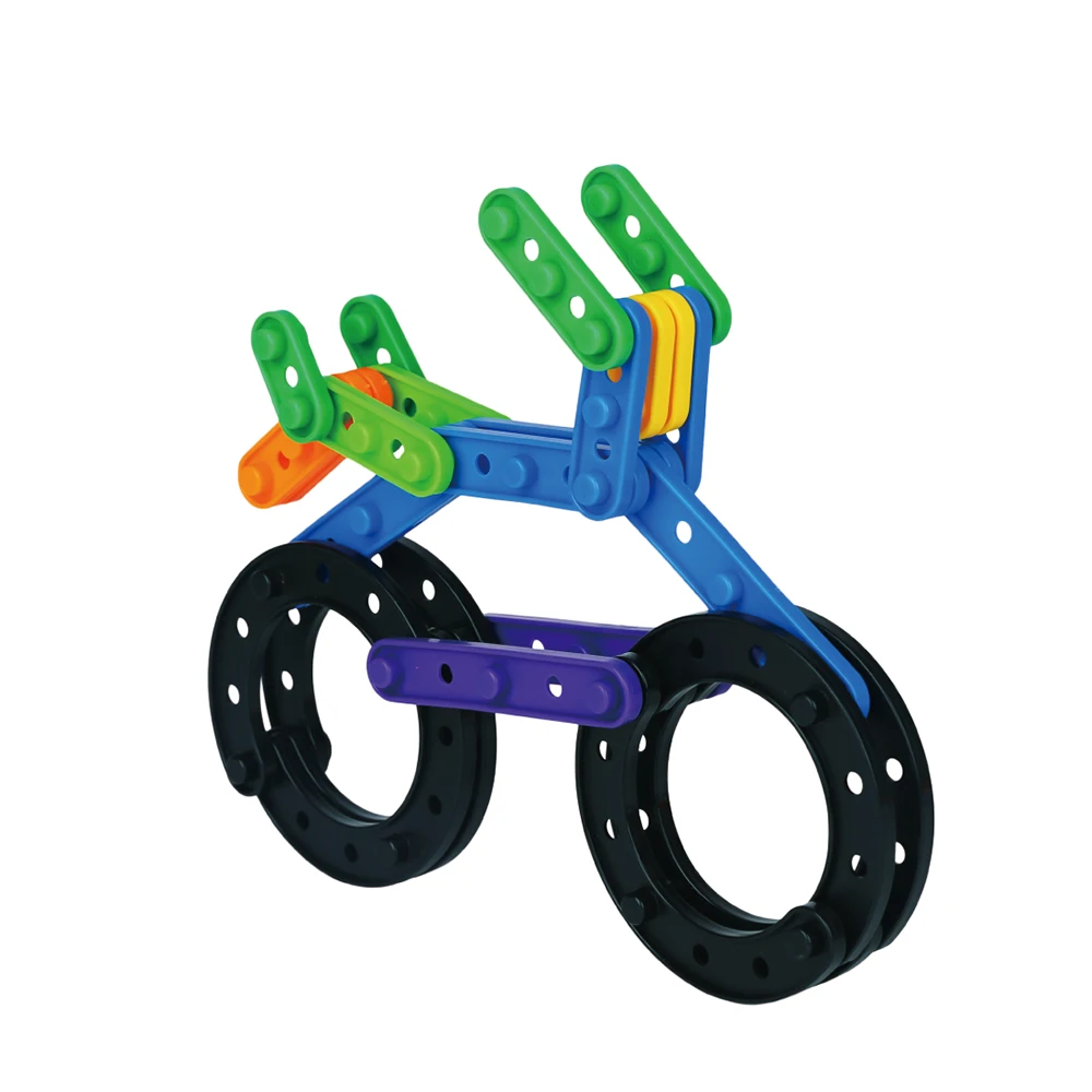 kindergarten DIY building material blocks toys Compatible ABS plastic kids educational toys