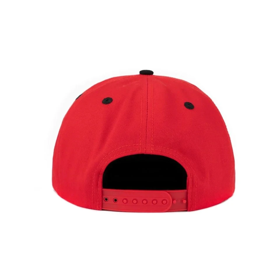 Custom 5 Panel Golf Cap 3D Puff Embroidered Logo Structured Braided Rope Flat Bill Snapback Adjustable Golf Hats