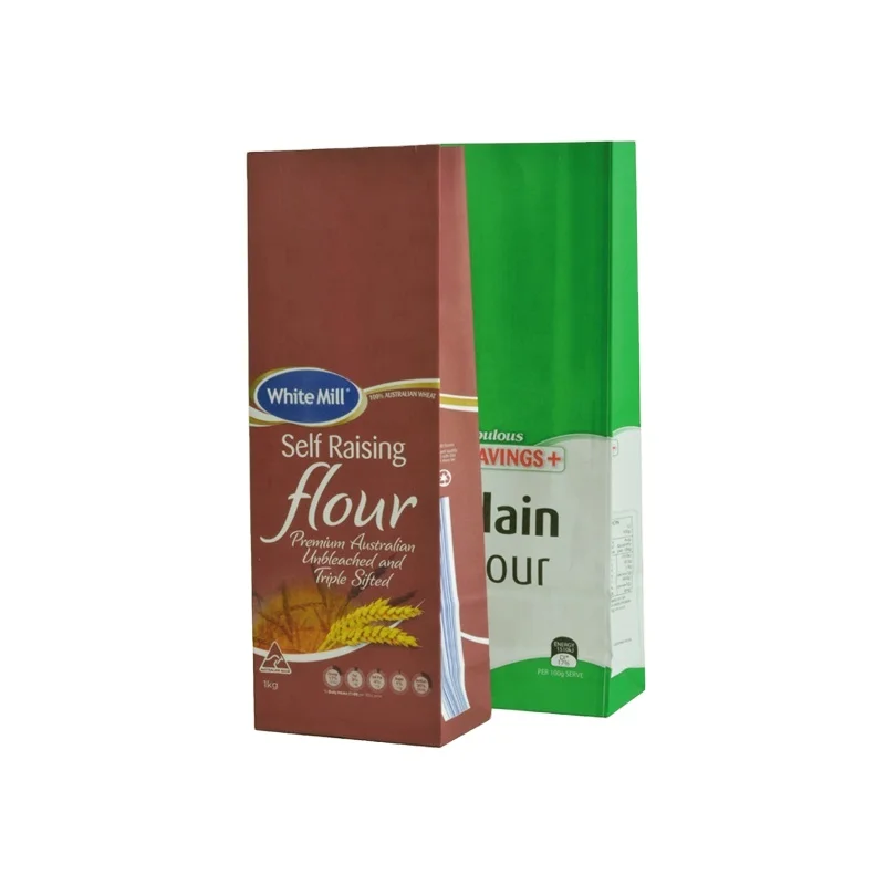 stand Up Kraft Paper Coffee Bag,1 Kg Kraft Paper Food Bag,flour bag