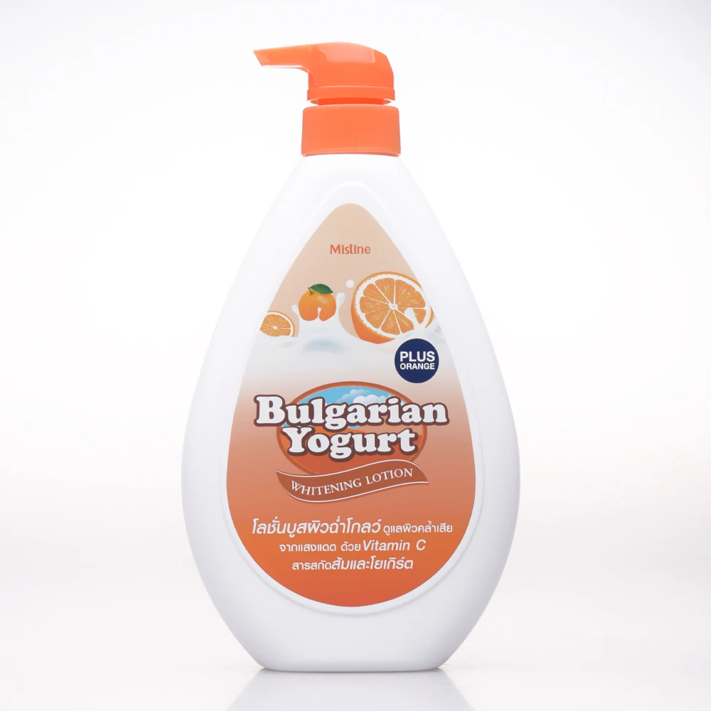 Mistine Bulgarian Yogurt Plus Orange Whitening Lotion Healthy Brightening Boost Bright Skin Eliminate Dead Skin Cells Moisture
