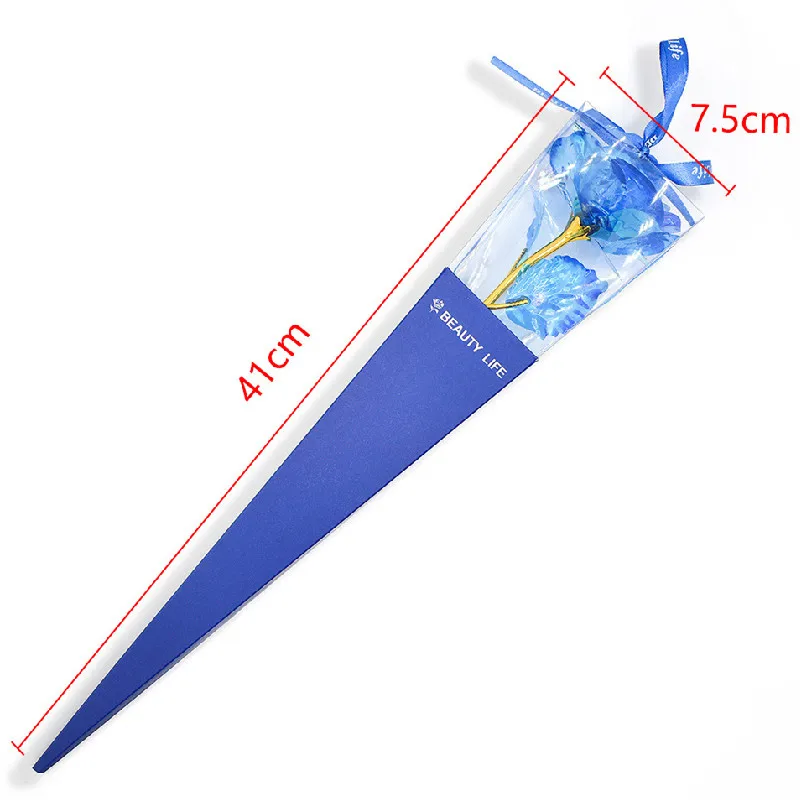 Luxury Round Plastic PVC Single rose box