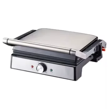 Custom 4 Slice Smokeless Electric Indoor Non-stick Contact Grill Portable Waffle Sandwich Maker Flat Panini Press Grill