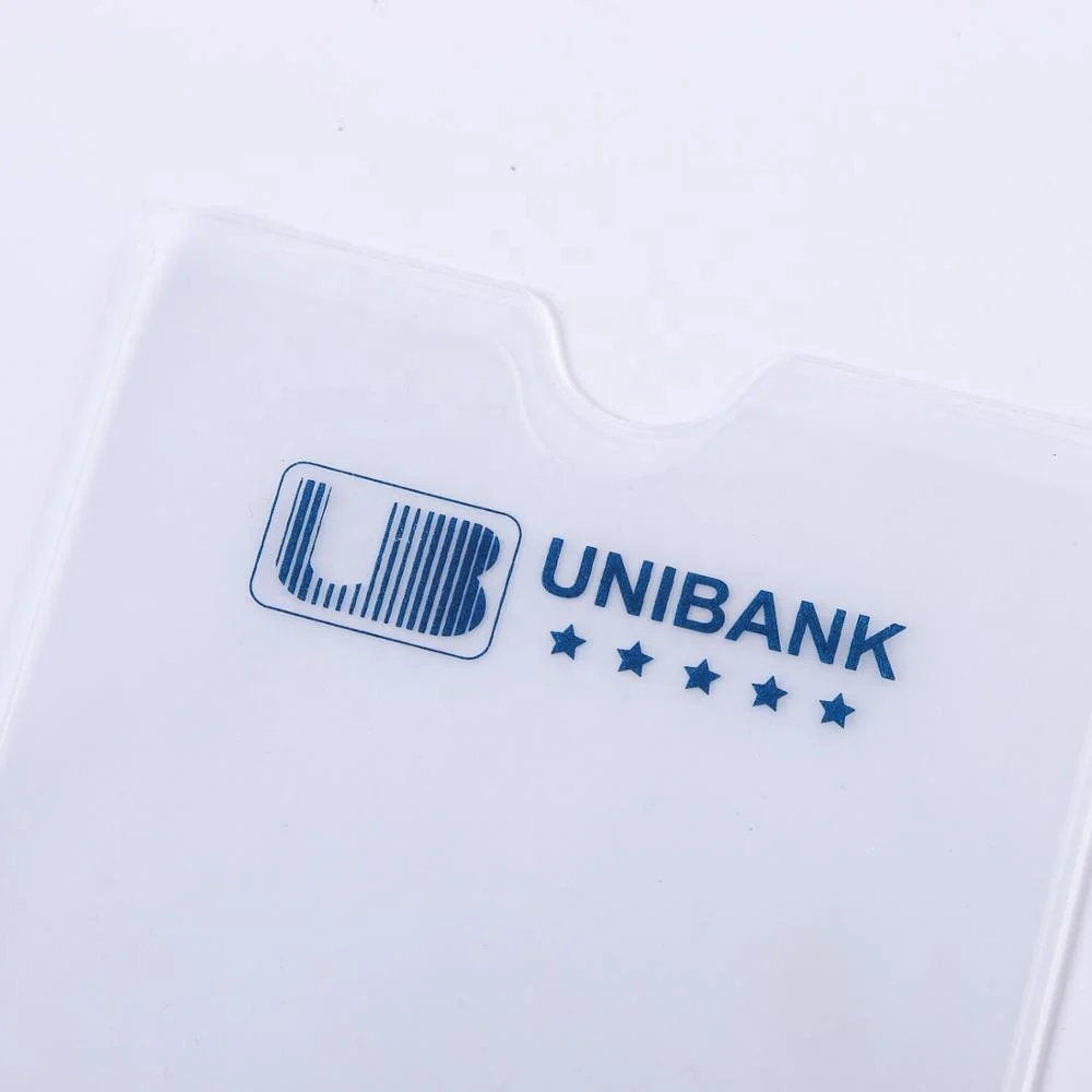 Promotional Transparent Clear PVC Card Holder