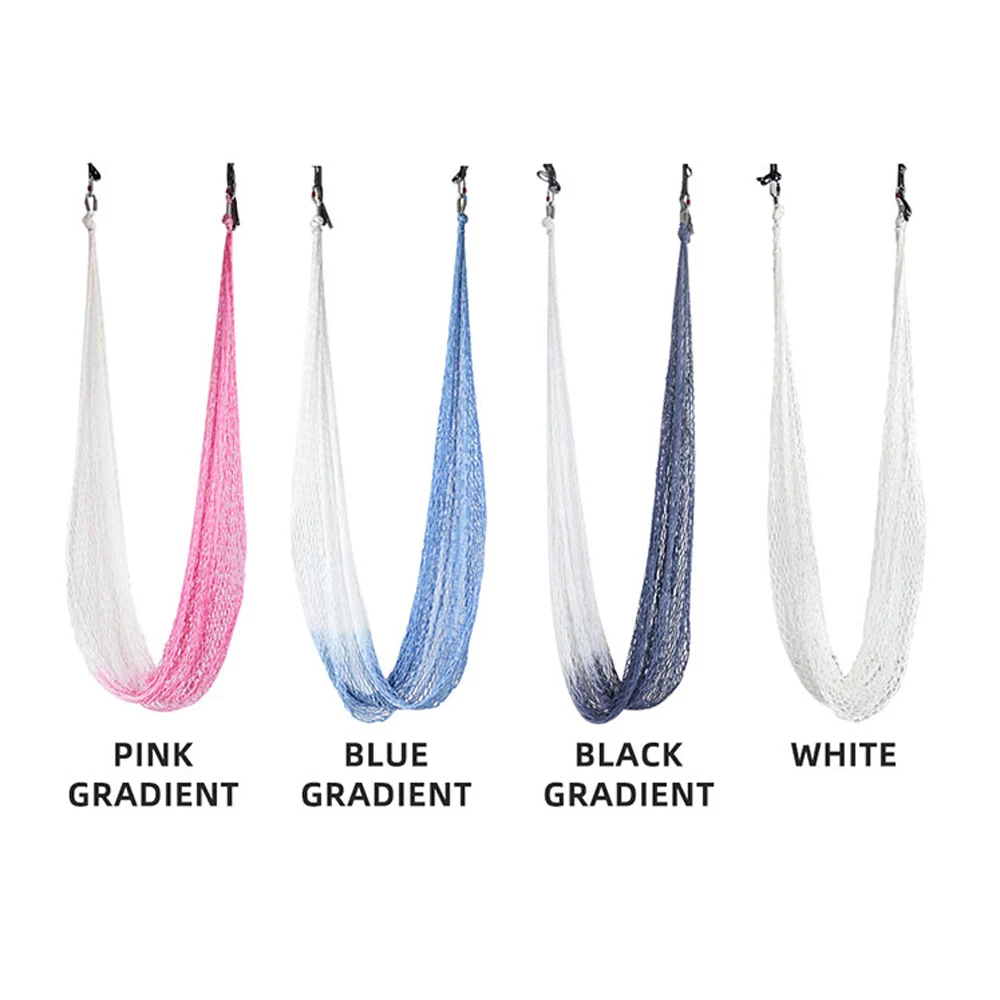 Сетка для аэройоги, гамак из полиэстера, с градиентным цветом, для цирковых акробатических трюков