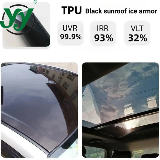 Rain-proof sun-proof ppf protection film anti fouling TPU Car Wrap Vinyl Skylight Ice Armor Blue Black Car Paint Protection Film