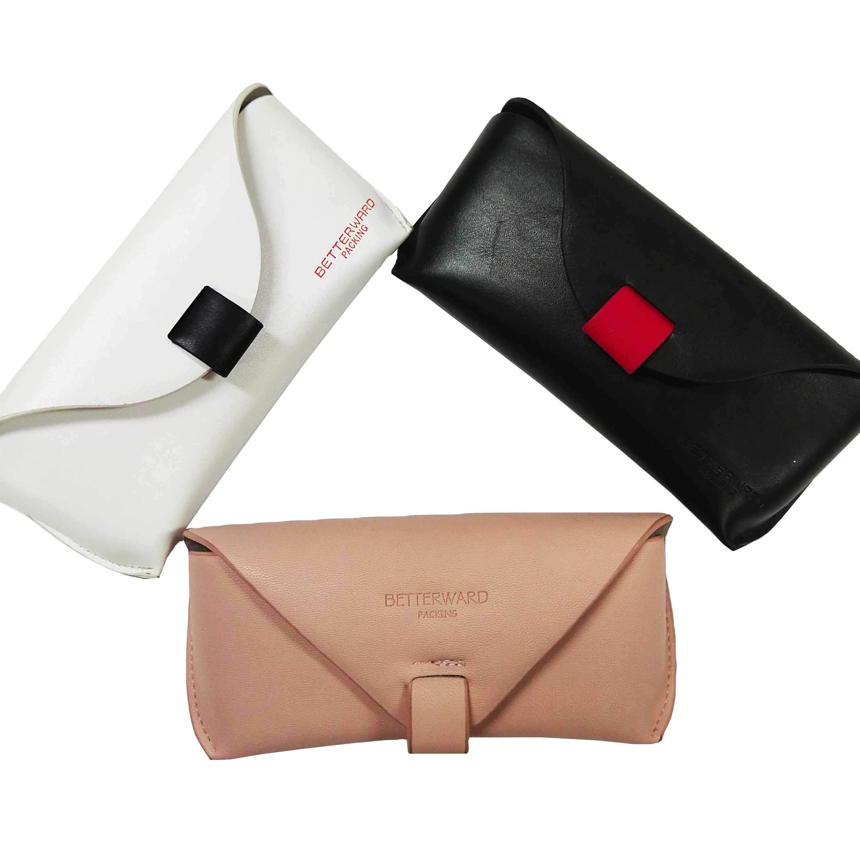 Cute student customized soft PU spectacle case glasses organizer