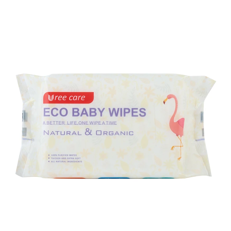 China Private Label Factory Cotton Soft Cleaning Custom Unscented Wet Baby Wipes bamboo Baby Wipes