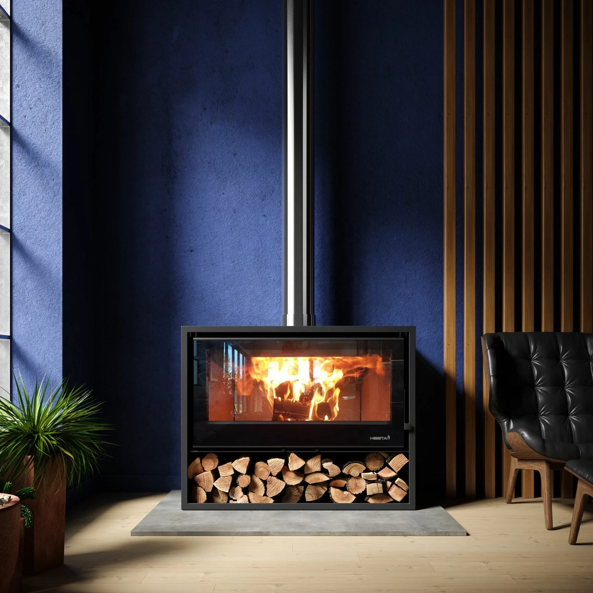 Indoor Wood Burning Stove 950LB