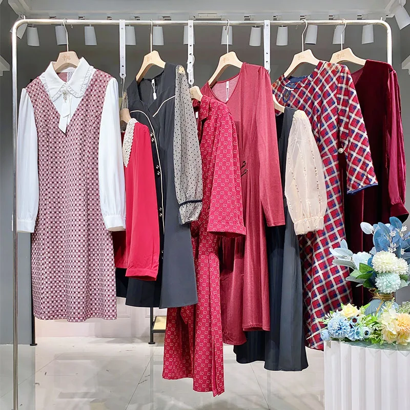 bale mixes clothes bulk assorted brand new casual dress used clothes women apparel stock clothing