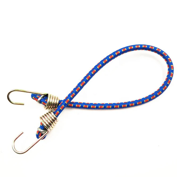 Эластичный износостойкий плетеный шнур багажная веревка с крюком